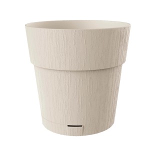Vaso per piante plastica riciclata Bianco Gesso Ø 25 cm