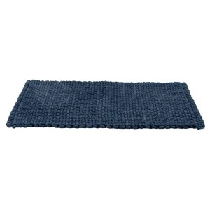 Tappeto da bagno antiscivolo Covelo 50x80 cm blu scuro