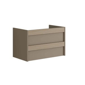 t.b.t. Mobile bagno sospeso beige/effetto legno.
