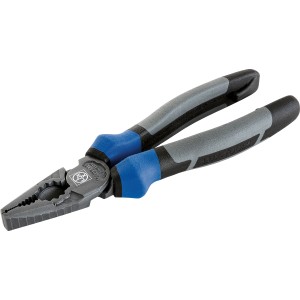 Pinza universale rinforzata LUX PRO 180 mm con impugnature 3K, Made in Germany.