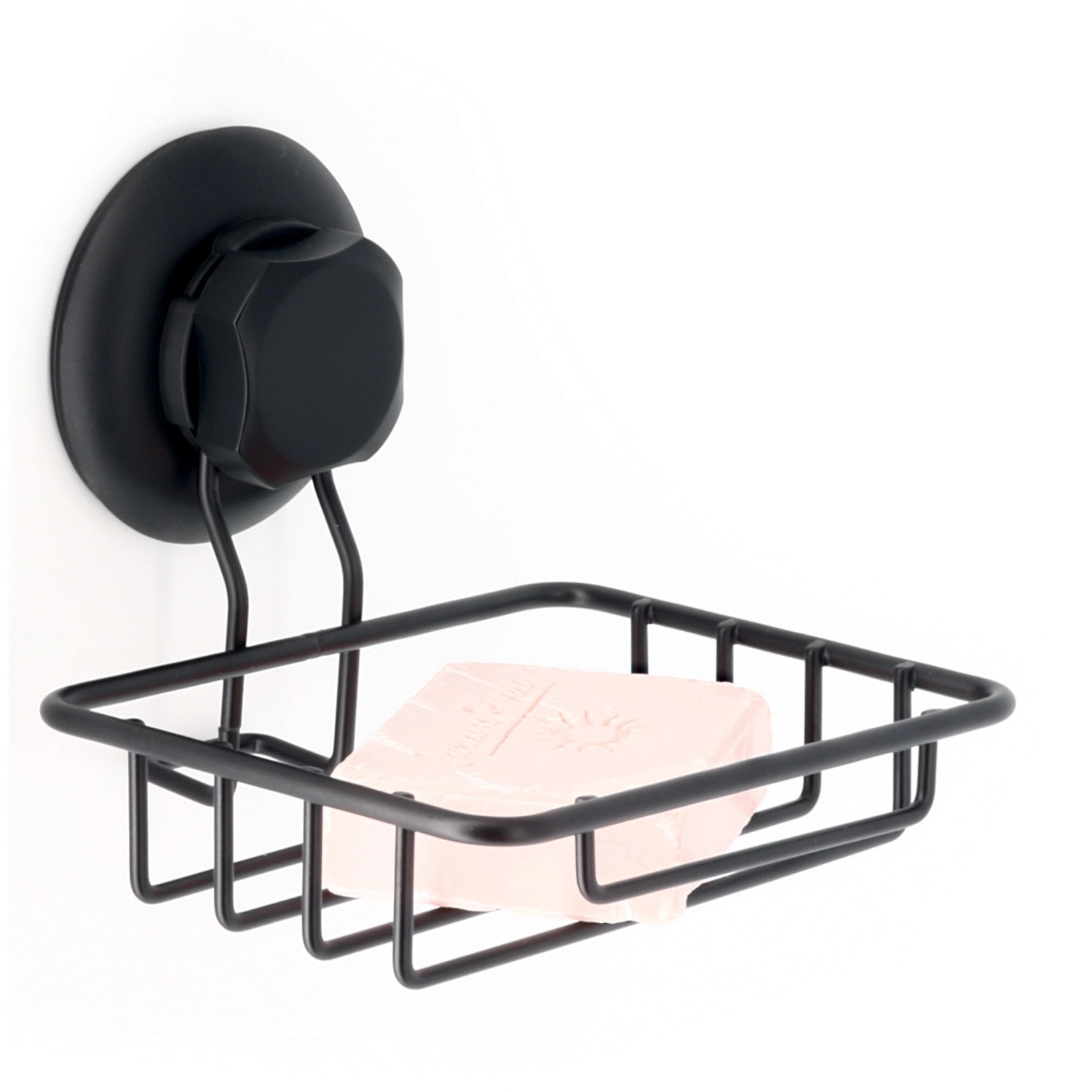 Bestlock cestello porta sapone nero 13,2x13,2x10cm