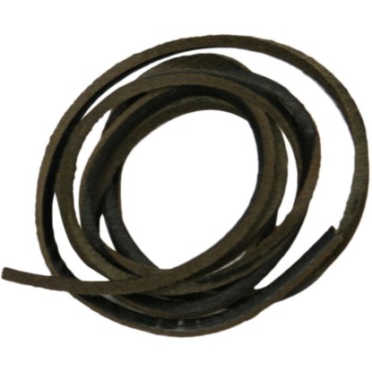 1 laccio per scarpe da 100 cm cuoio nero