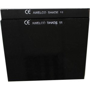 Lenti nere per saldatura AWELCO Shade 11 per accessori per saldatrici.