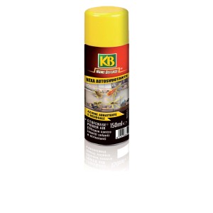 Spray KB Home Defense Nexa per il controllo dei parassiti, bomboletta gialla.