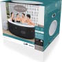 Confezione: Bestway Lay-Z-Spa Miami AirJet, vasca idromassaggio gonfiabile per 4 persone, Ø 180 cm, nero.