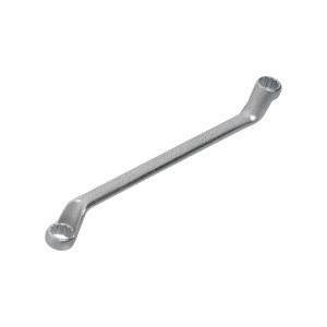 Chiave a bussola LUX 14 mm x 15 mm Comfort, cromata, per viti e bulloni.