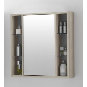 Specchiera t.b.t. con ripiani e specchio