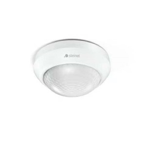 Rilevatore di movimento a infrarossi Steinel IS 360-3 bianco per montaggio a soffitto.