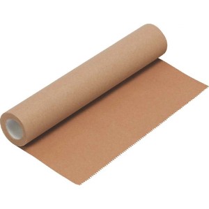 Rotolo di carta protettiva marrone LUX (0,3 m x 10 m) in carta kraft riciclata per proteggere durante i lavori di ristrutturazione.