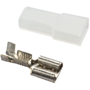 t.b.t. Terminale con manicotto isolante per connessioni elettriche.