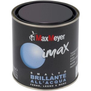 Barattolo scuro di smalto Max Meyer, adatto per metallo, legno e muratura.