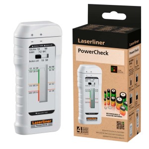 Laserliner PowerCheck tester per batterie per misurare la tensione della batteria.