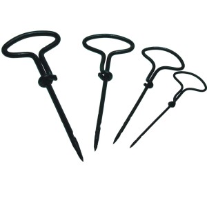 Diverse punte universali nere (t.b.t.) in diverse dimensioni.