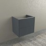 Mobile bagno sospeso t.b.t. grigio con due cassetti.
