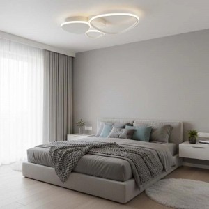 Plafoniera LED Gil 3200 lm 3000-6000K 62x43x4 cm bianco