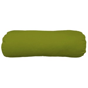 Cuscino cilindrico/rullo cervicale verde oliva.