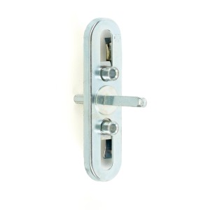 Ferramenta metallica per maniglia, dettaglio.