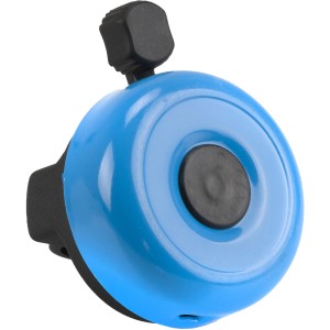 Campanello per bicicletta blu per montaggio su manubrio, accessorio per bicicletta.