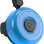 Campanello per bicicletta blu per montaggio su manubrio, accessorio per bicicletta.