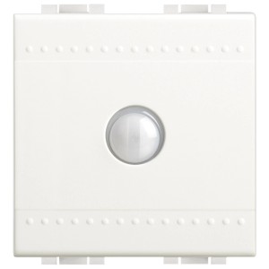 Placca bianca t.b.t. per interruttori e dimmer con sensore.