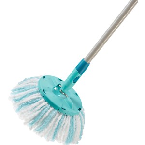 Testina di ricambio Leifheit per Clean Twist Disc Mop Ergo Micro Duo, turchese/bianco, per dispositivi di pulizia.