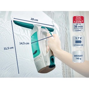 Lavavetri aspirante Leifheit Dry & Clean Click System