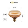 Lampada LED decorativa E7 eclipse Prismalux 265 lm ambrata_5