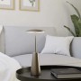 Lampada da tavolo a LED EGLO PICCOLA, bronzo scuro, con dimmer touch, H 28cm, IP54 per interni ed esterni.