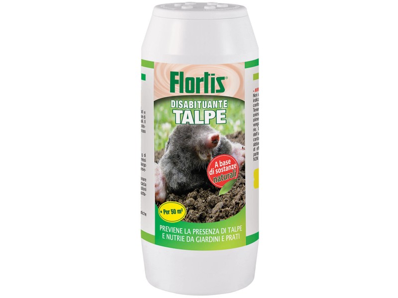 FLORTIS DISABITUANTE TALPE NUTRIE granulare A BASE DI SOSTANZE