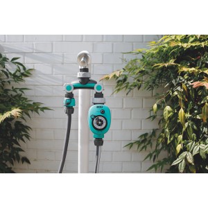 Centralina per irrigazione t.b.t. per irrigazione automatica del giardino.