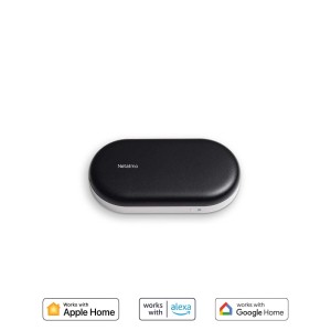 Dispositivo Netatmo Domotica, nero/bianco, compatibile con Apple Home, Alexa e Google Home.