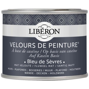 Idropittura lavabile Velours de Peinture Liberon Bleu Sevres 0,125 L