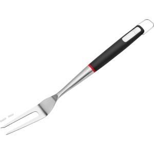 Forchettone da grill Jamestown in acciaio inox con impugnatura soft-touch per una presa sicura.