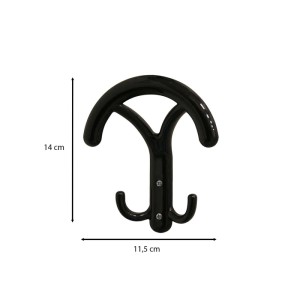 Portabiti in nylon nero