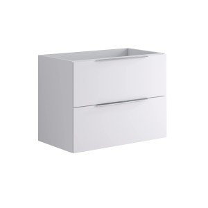 Mobile bagno t.b.t. bianco con due cassetti per il bagno.