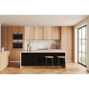 Pannello fonoassorbente decorativo PVC rovere grigio 240x57,25x1,9 cm