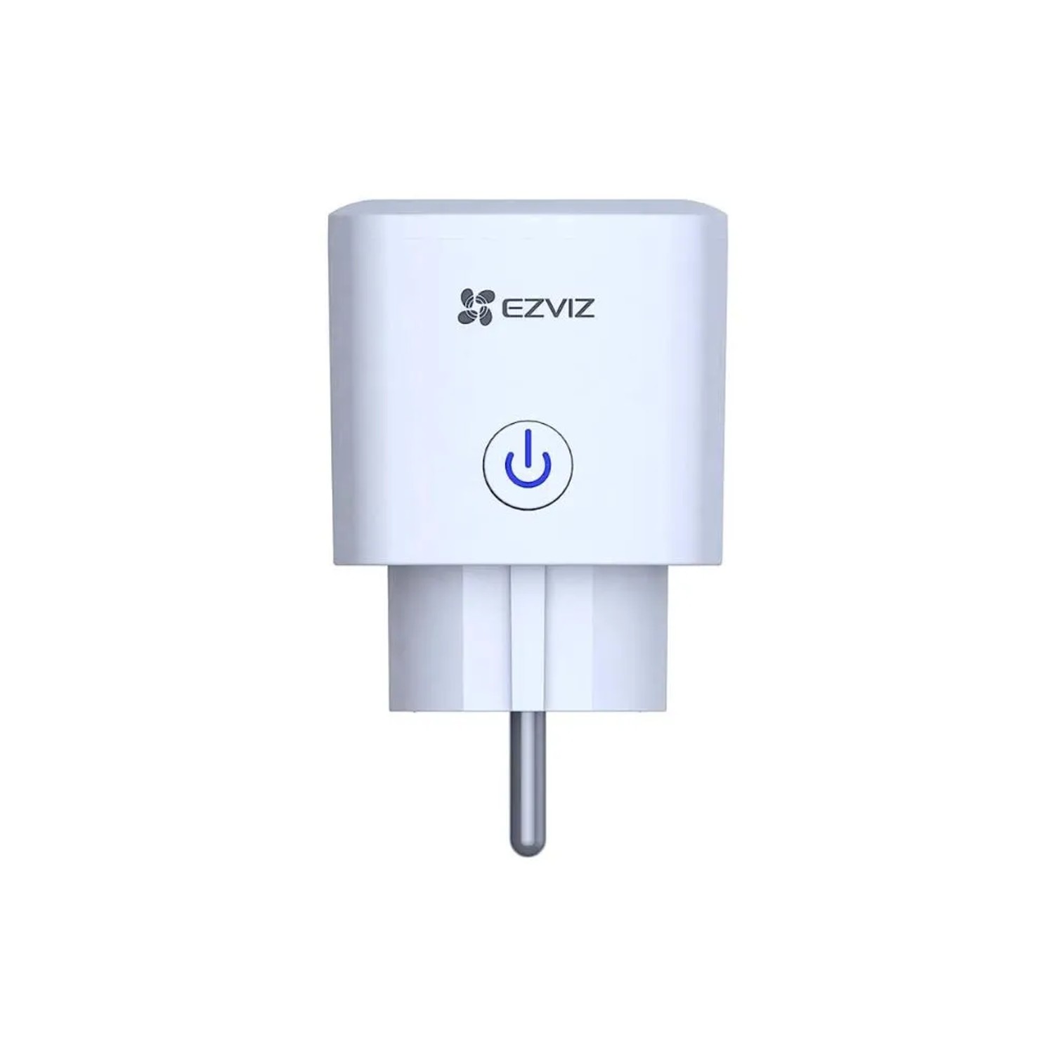 Presa smart Wi-Fi bianca t.b.t. per videosorveglianza con interruttore on/off.