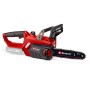 Motosega a batteria Einhell Power X-Change GE-LC 18/25 Li Solo, rossa/nera. Motosega compatta per giardinaggio.