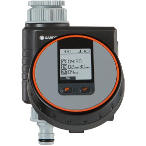 Computer per irrigazione Gardena Flex per irrigazione automatica del giardino.