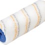 Rullo per pittura LUX 18cm, Polymix, a righe oro e grigie, per superfici lisce.