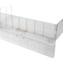 Protezione piano cottura Deluxe trasparente con copertura interruttore per sicurezza bambini.