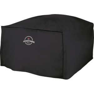 Copertura grill nera Jamestown Braxton per grill da tavolo quadrato, 38x78x66 cm.