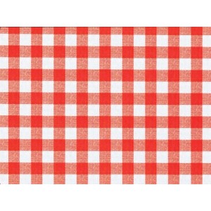 Tovaglia Manhattan Avanti 140 cm al metro rosso-bianco