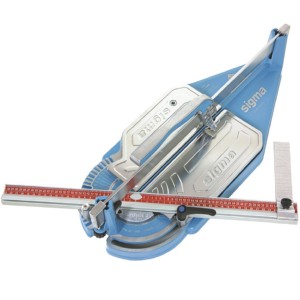 Tagliapiastrelle Sigma blu per tagli precisi.