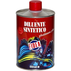 Solvente t.b.t. in lattina, rosso.