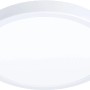 Plafoniera LED bianca Eglo Fueva 5, lampada da soffitto rotonda per interni.