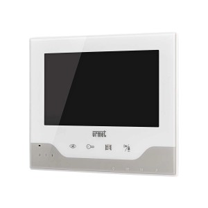 Display bianco Urmet per citofono con pulsanti.