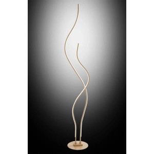 Lampada da terra LED Wendy 42W 4000K Ø24xH143 cm beige