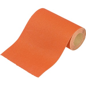 Rotolo di carta vetrata arancione LUX K180 per legno.
