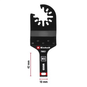 Lama a immersione Einhell HCS, 10x42mm, per multiutensile, tagli legno/plastica.